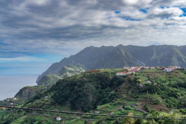 Portekiz 'in Madeira adasının Panorama manzarası