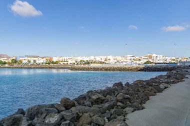 Puerto del Rosario liman şehri Fuerteventura, İspanya