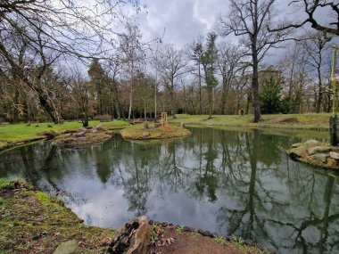 Mayıs 2024 'te Oranienbaum Kalesi ve Castle Park, Avrupa, Almanya, Saksonya-Anhalt