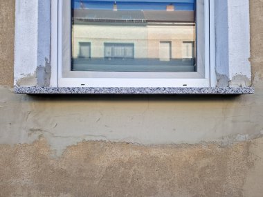 Pencere pervazı sıvanmamış inşaat endüstrisi