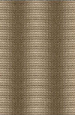 Kahverengi kumaş, küçük, açık bej, ok benzeri şekillerden oluşan tekrar eden dikey desenli..