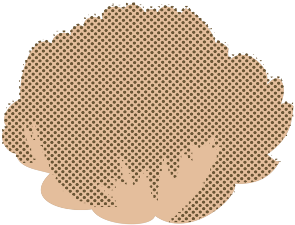 Açık bej, deniz tarağı kabuklu, kahverengi benekli desenli.