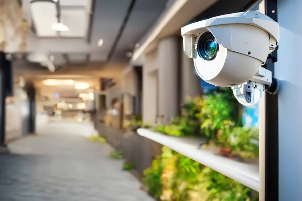 Cctv Überwachungskamera Überwacht Ihren Ort — Stockfoto