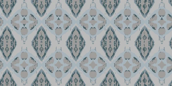 Ethnic Style Carpet Texture Seamless Textile Ornament Gray Seamless Pattern — Vettoriale Stock