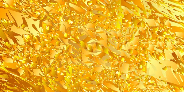 Goldene Folie Imitation Von Zerknitterter Goldfolie Kreativer Goldhintergrund Vektorillustration — Stockvektor
