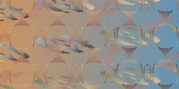 形のないスポットのカラフルな背景 抽象的な背景が発見された ベクターイラスト — ストックベクタ