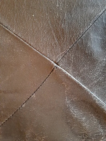 Dermantin Worn Leather Patches Antique Leather Upholstery Worn Leather Texture — Stock Photo, Image