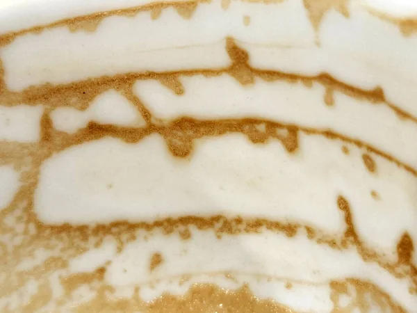Kaffee Vorhanden Kaffeeschaum Vorhanden Textur Von Kaffeeschaum Cafe Banner Hintergrund — Stockfoto