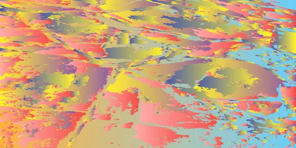 Mehrfarbige Bildschirmschoner Kreativer Hintergrund Aus Farbigen Flecken Vektorillustration — Stockvektor