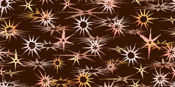 Σύνθεση Φόντου Αστέρια Χωρίς Ραφή Απρόσκοπτη Φόντο Βαμμένων Αστεριών Εικονογράφηση — Διανυσματικό Αρχείο