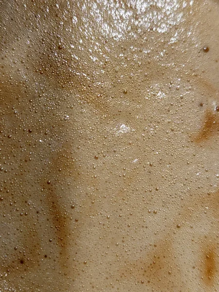 Kávová Pěna Textura Kávové Pěny Kávové Pozadí — Stock fotografie