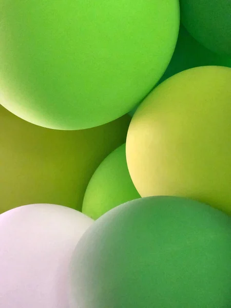 Праздничный Фон Воздушных Шаров Зеленые Шарики Абстрактный Фон — стоковое фото