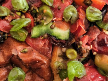 Meyve artıkları. Organik gıda atıkları. Organik arkaplan