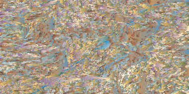 Soyut noktaları olan renkli bir arka plan. Arka plan için benekli doku. Vektör illüstrasyonu