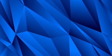 Pankartlar için yaratıcı Mavi Üçgen Arka plan. Kusursuz Modern Arka plan. Vektör illüstrasyonu