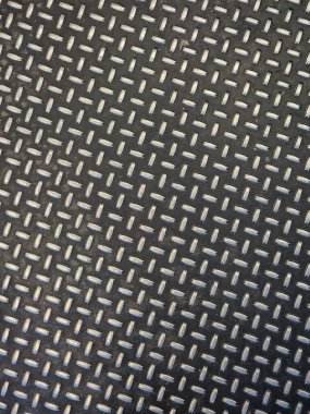 Eski kıvrımlı metal yüzey. Çelik kıvrımlı panel