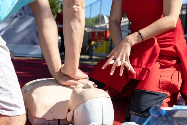 First Aid Cpr Training — Stock Photo, Image