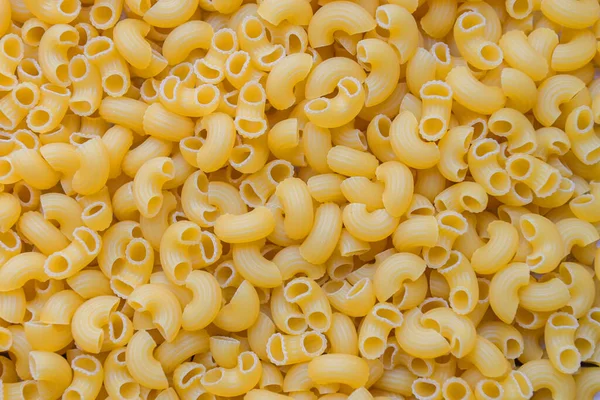 Pasta Background Top View Raw Macaroni Texture Background Close Raw — Stock Photo, Image