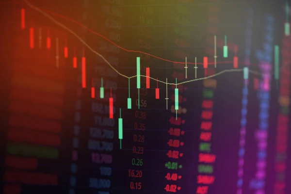 Analýza Obchodování Burze Cenných Papírů Analýza Investic Finanční Burzy Finančních — Stock fotografie