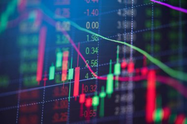Borsa grafik analizi yatırım finans, borsa döviz veya ön grafiksel grafik grafiği grafiksel kriz krizi kaybı ve büyüme kazancı ve kazanç trend büyüme parasını kazanır