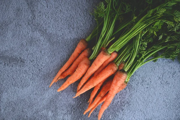 Carrot Table Background Fresh Sweet Carrots Cooking Food Fruits Vegetables — Stock fotografie