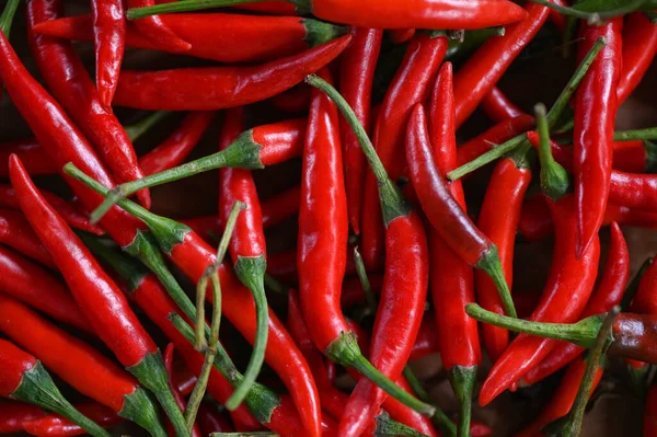 Chili Peppar Röd Varm Chili Paprika Mönster Konsistens Bakgrund Närbild — Stockfoto