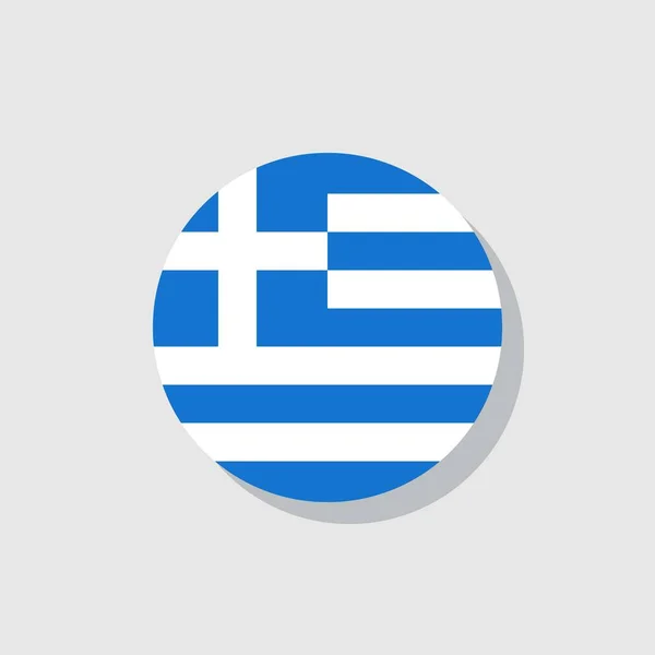 그리스의 아이콘 흰색에서 스타일의 디자인 — 스톡 벡터