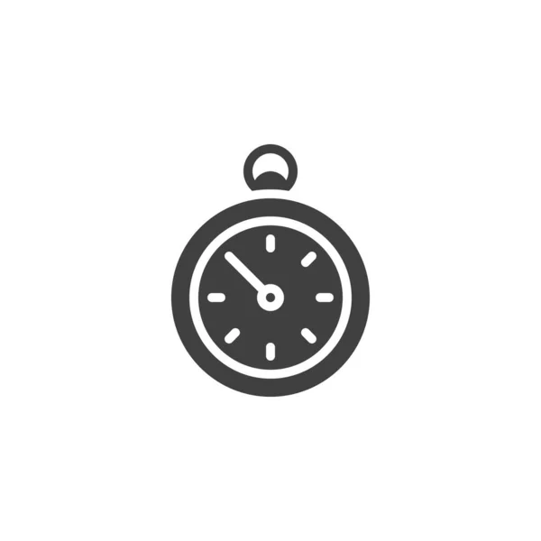 Stopwatch Vektör Simgesi Mobil Konsept Web Tasarımı Için Düz Tabela — Stok Vektör