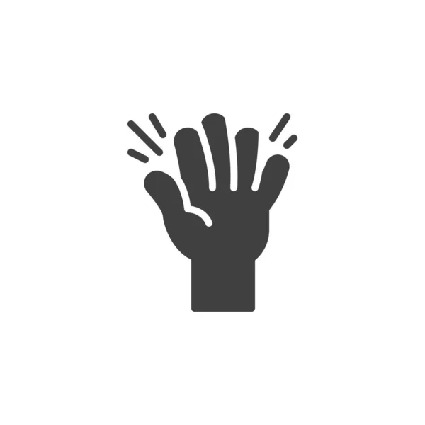 Freiwillige Hand Vektor Symbol Gefüllte Flache Schilder Für Mobiles Konzept — Stockvektor