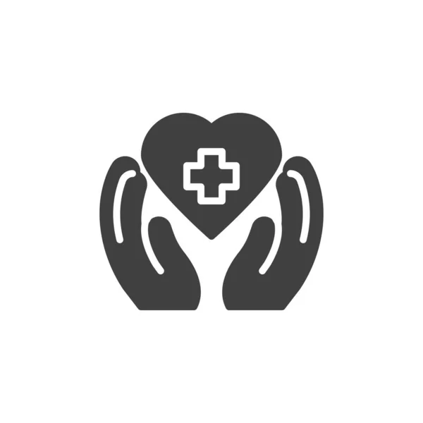 Значок Вектора Здравоохранения Заполненный Плоский Знак Мобильной Концепции Веб Дизайна — стоковый вектор