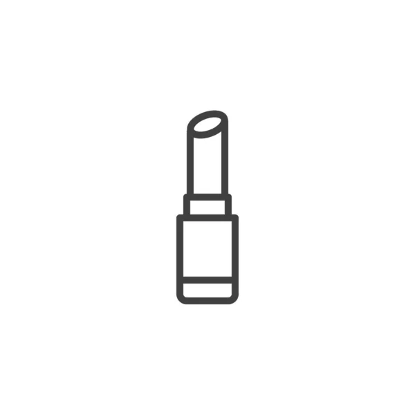 Значок Косметической Линии Помады Знак Стиля Мобильной Концепции Веб Дизайна — стоковый вектор