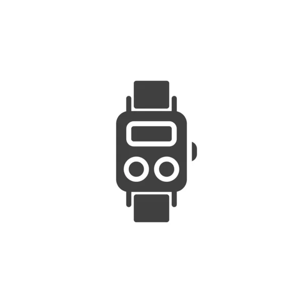 Icono Del Vector Smartwatch Signo Plano Lleno Para Concepto Móvil — Vector de stock