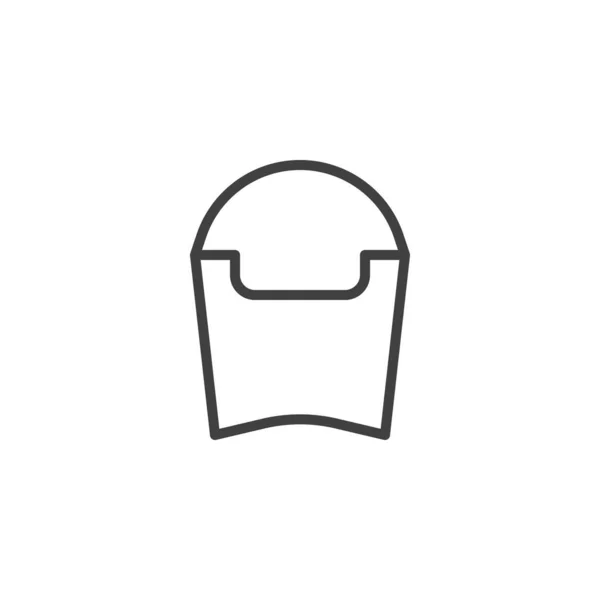 Значок Картошка Фри Знак Стиля Мобильной Концепции Веб Дизайна Картофель — стоковый вектор