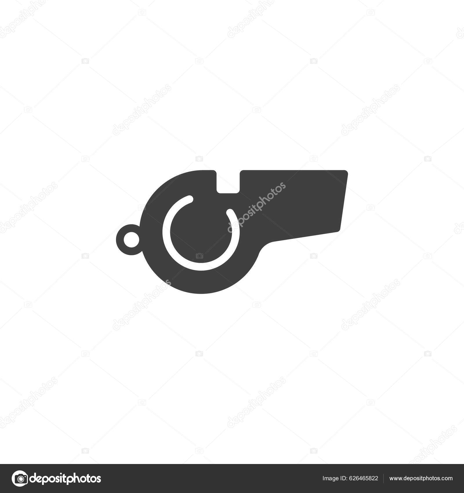 Icono Vector Silbato Árbitro Signo Plano Lleno Para Concepto Móvil Vector de  stock #626465822 de ©avicons, image size:1600x1700