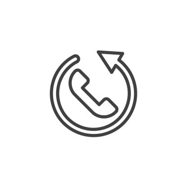 Arka hat ikonunu ara. Cep telefonu ve ok tarzı işaretler mobil konsept ve web tasarımı için. Ana vektör simgesini geri çağır. Sembol, logo çizimi. Vektör grafikleri