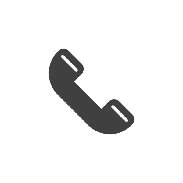 Εικονίδιο Διανυσματικού Τηλεφώνου Συσκευής Γεμισμένο Επίπεδο Σήμα Για Την Έννοια — Διανυσματικό Αρχείο