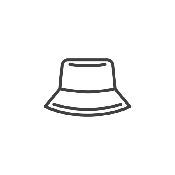 Εικονίδιο Γραμμής Καπέλου Γραμμικό Στύλ Για Mobile Concept Και Web — Διανυσματικό Αρχείο