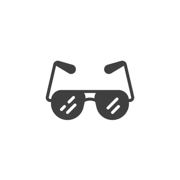 Sunglasses Vector Icon Filled Flat Sign Mobile Concept Web Design — Stock Vector