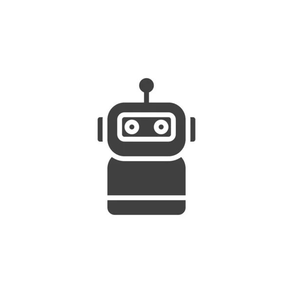 Robotassisterande Vektorikon Fylld Platt Skylt För Mobilt Koncept Och Webbdesign — Stock vektor