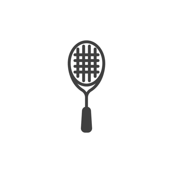 Tennisschläger Vektor Symbol Gefüllte Flache Schilder Für Mobiles Konzept Und — Stockvektor
