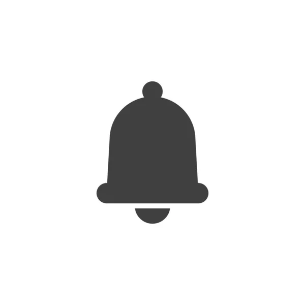 Ikona Wektora Dzwonka Wypełnione Płaski Znak Dla Koncepcji Mobilnej Projektowania — Wektor stockowy