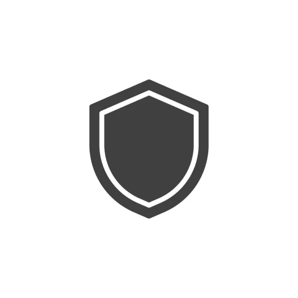 Icono Vector Escudo Seguridad Signo Plano Lleno Para Concepto Móvil — Vector de stock