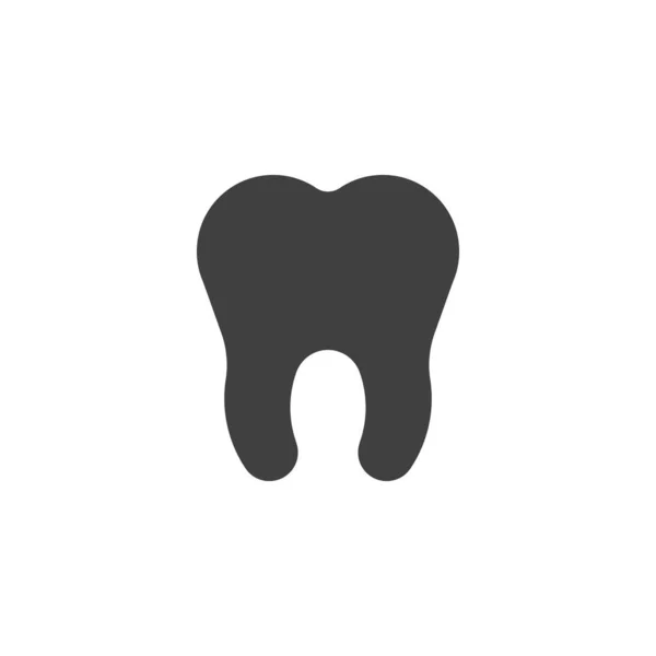 Значок Зубного Вектора Заполненный Плоский Знак Мобильной Концепции Веб Дизайна — стоковый вектор