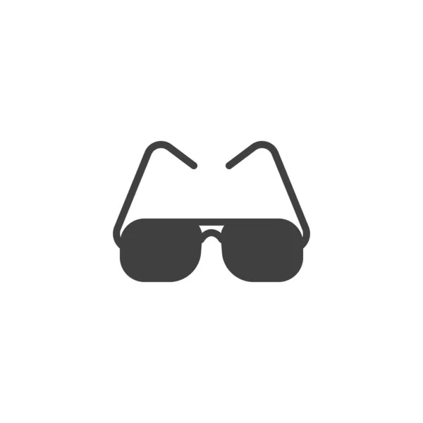 Sunglasses Vector Icon Filled Flat Sign Mobile Concept Web Design — Stock Vector