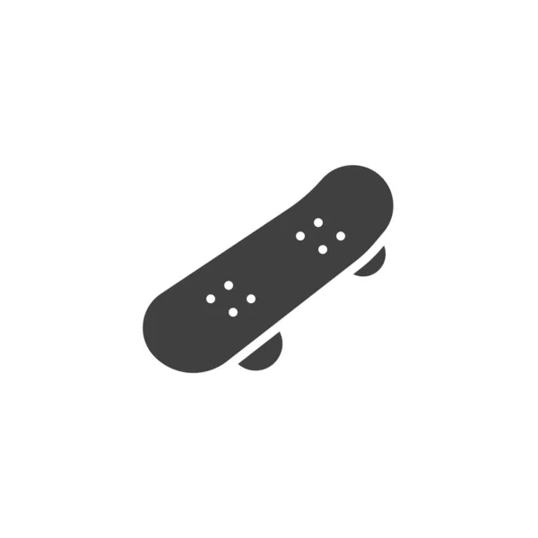 Значок Вектора Скейтборда Заполненный Плоский Знак Мобильной Концепции Веб Дизайна — стоковый вектор