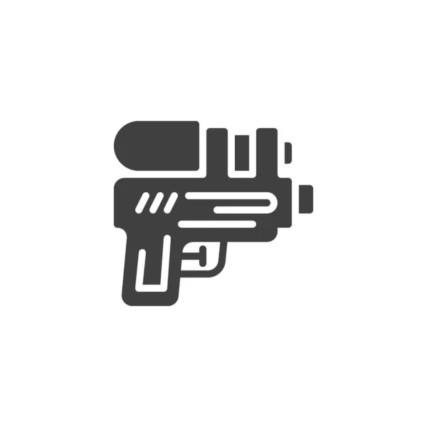 Ikona Wektora Pistoletu Wodnego Wypełnione Płaski Znak Dla Koncepcji Mobilnej — Wektor stockowy
