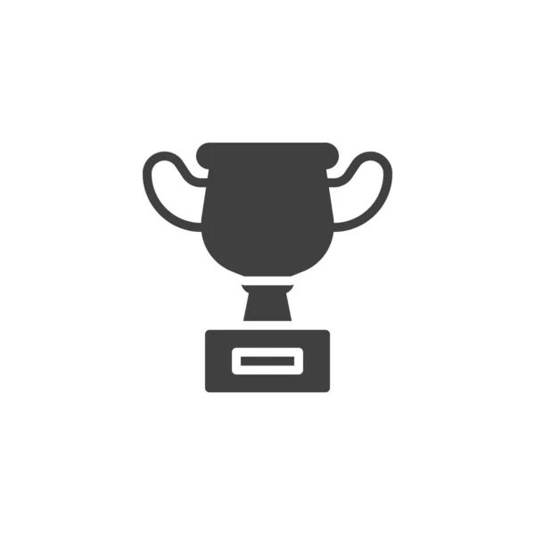Трофей Чашка Векторна Піктограма Заповнений Плоский Знак Мобільної Концепції Веб — стоковий вектор