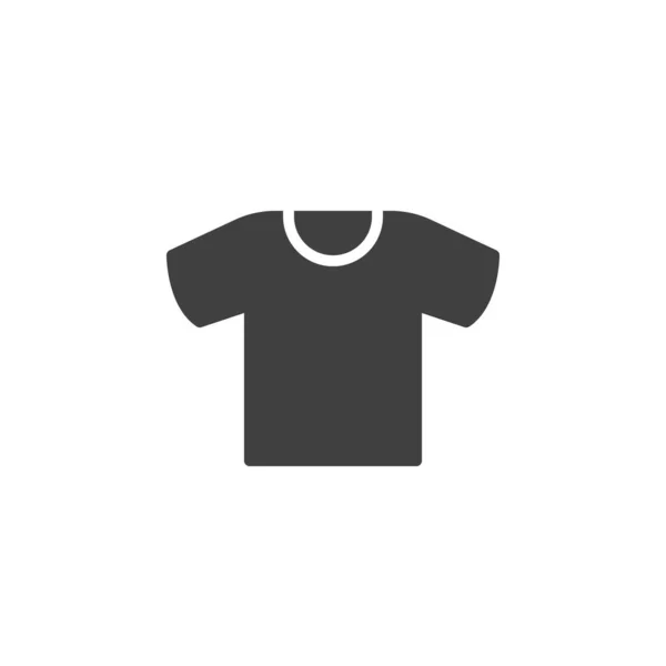 Tシャツベクトルアイコン モバイルコンセプトとウェブデザインのための完全なフラット記号 Tシャツのグリフアイコン シンボル ロゴイラスト ベクトルグラフィックス — ストックベクタ