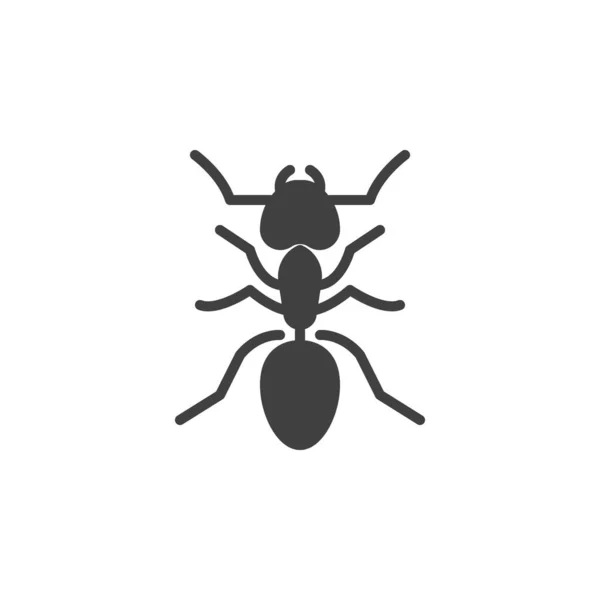 Εικονίδιο Διάνυσμα Μυρμηγκιών Γεμισμένο Επίπεδο Σήμα Για Την Έννοια Του — Διανυσματικό Αρχείο