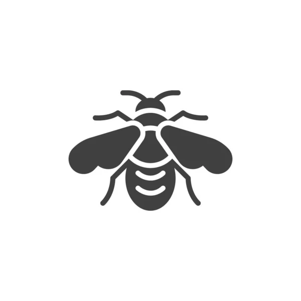 Εικονίδιο Φορέα Μέλισσας Γεμισμένο Επίπεδο Σήμα Για Την Έννοια Του — Διανυσματικό Αρχείο
